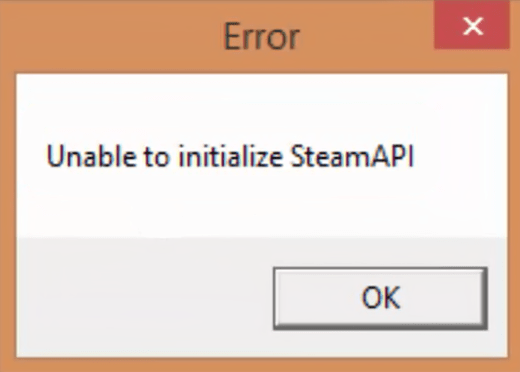 Unable to initialize steam api: как исправить ошибку?