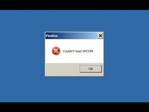Fixing firefox's couldn't load xpcom error message on start