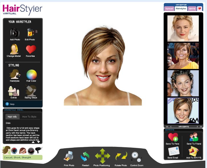 Программа подборки цвета волос онлайн по фото