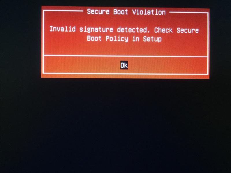 Сейчас узнаете, как устранить ошибку Secure boot violation invalid signature detected Делается это предельно просто Расскажу о парочке способов