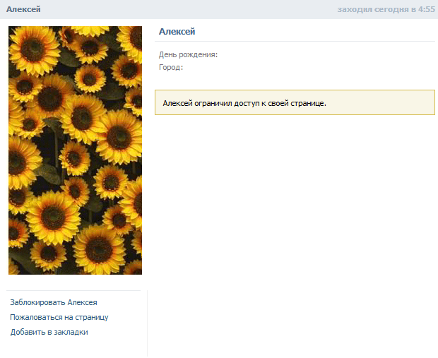 Заблокировали в гет. Заблокировать в ВК человека. Что видит человек которого заблокировали в ВК. Как видят заблокированную страницу в ВК. Страница в чёрном списке в ВК фото.