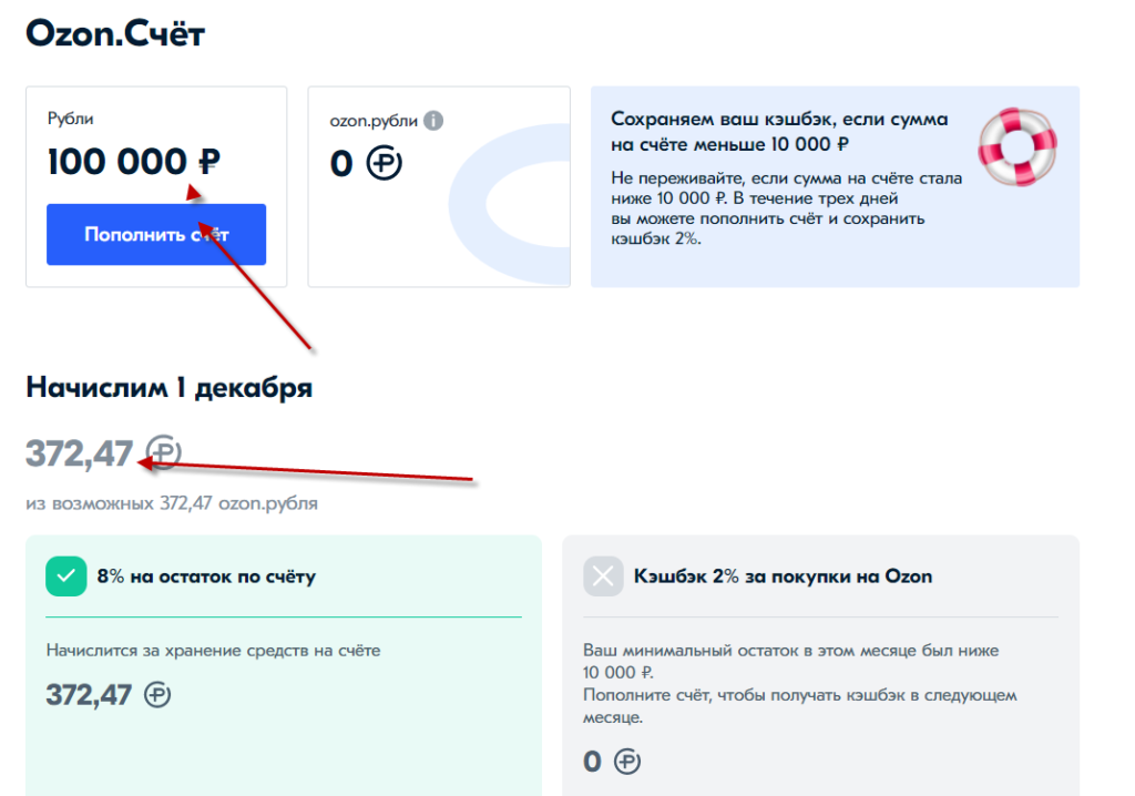 Озон карта нужно ли платить за обслуживание