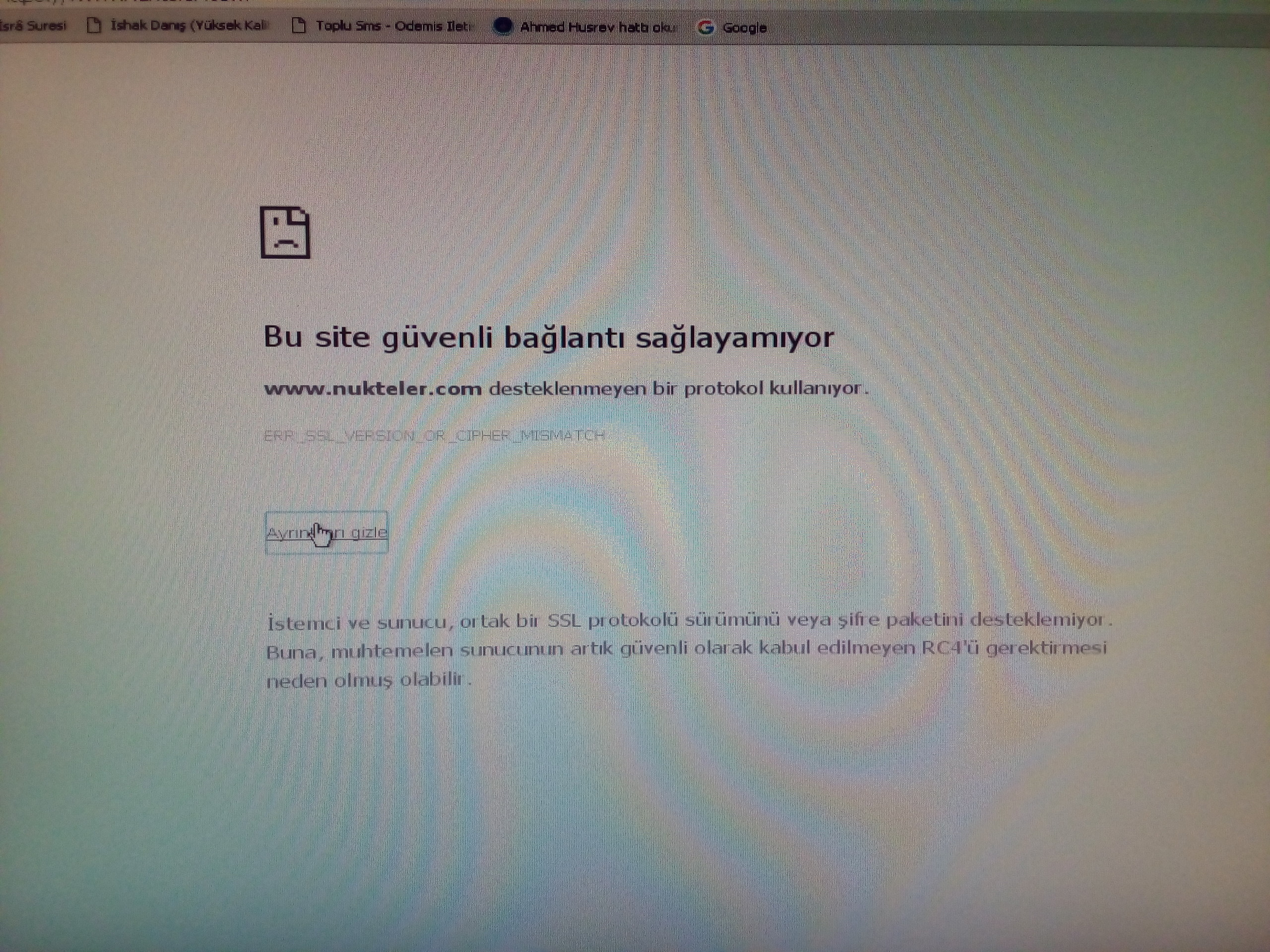 Ваше подключение не защищено в chrome, opera, яндекс.браузер, амиго