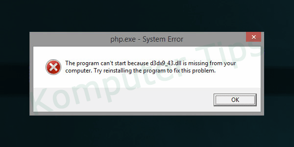 Как исправить ошибку d3dcompiler_47.dll?