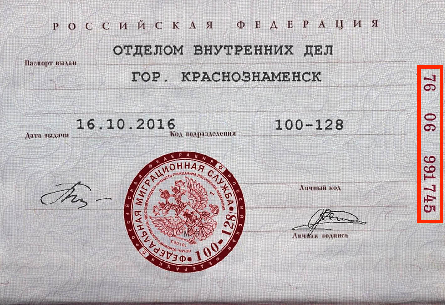 Присмотритесь внимательно к паспорту. тайные коды и два чипа в российском документе