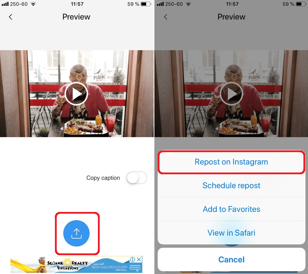 Как скачать видео из инстаграмма на айфон через телеграмм фото 83