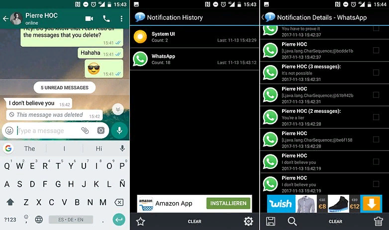 Способы восстановления удалённой переписки в whatsapp