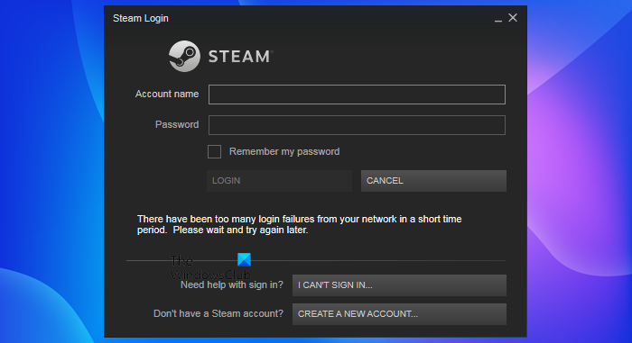 Steam fail