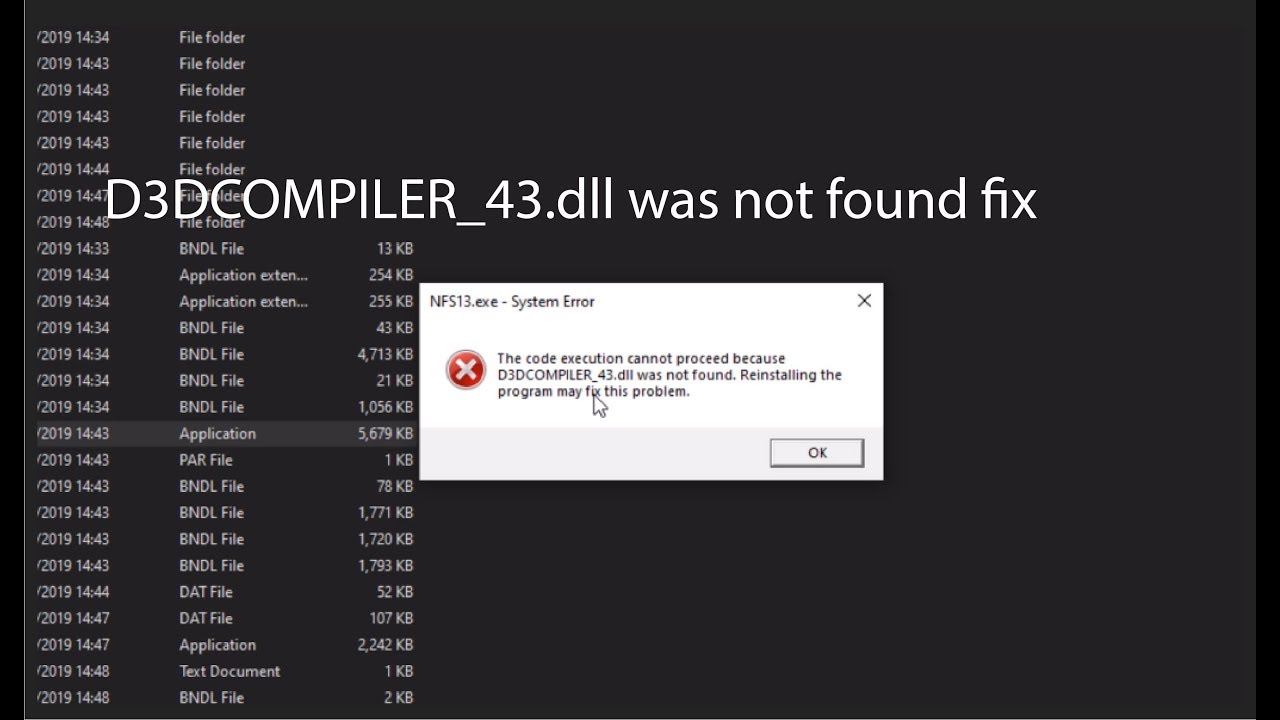 Ошибка d3dx9_43.dll при запуске приложения – как исправить?