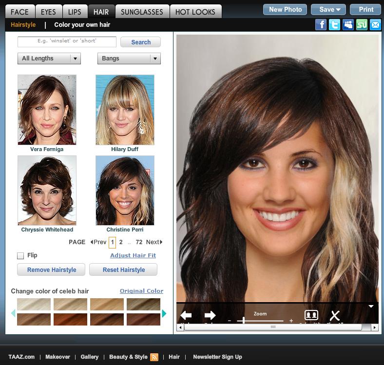 Приложение как подобрать цвет волос по фото