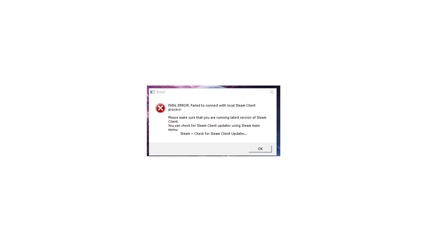 Launcher error fatal error failed to connect with local steam client process please make sure фото 3
