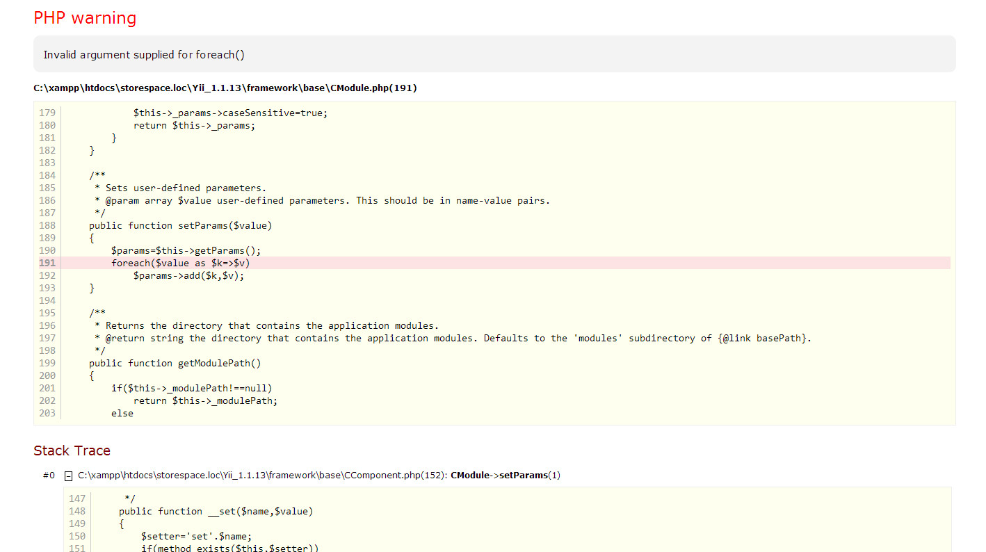 Fix warning: invalid argument supplied for foreach()
