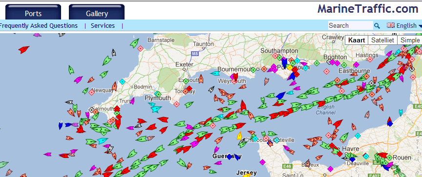 Marinetraffic com карта в реальном времени на русском языке