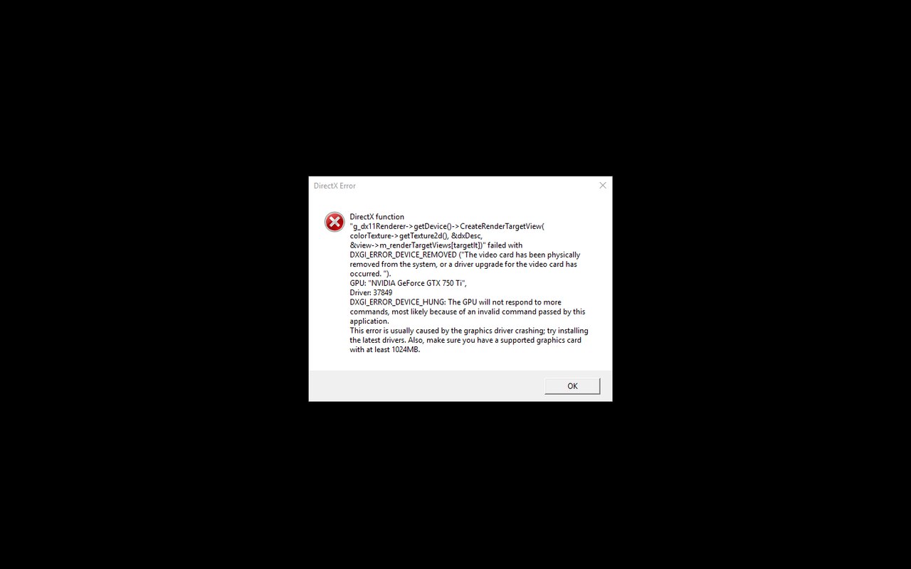 Dxgi_error_device_removed — как исправить ошибку