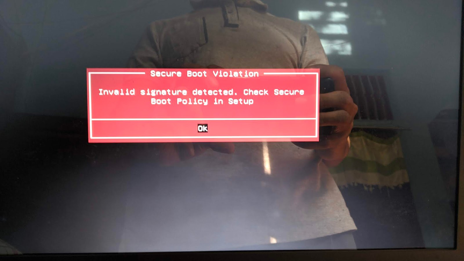 Как исправить «secure boot violation» в windows 7, 8 и 10?