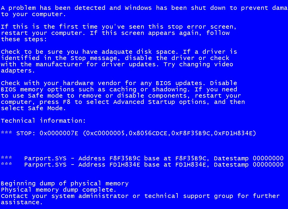 Как на windows 10 и windows 7 убрать синий экран ntoskrnl.exe