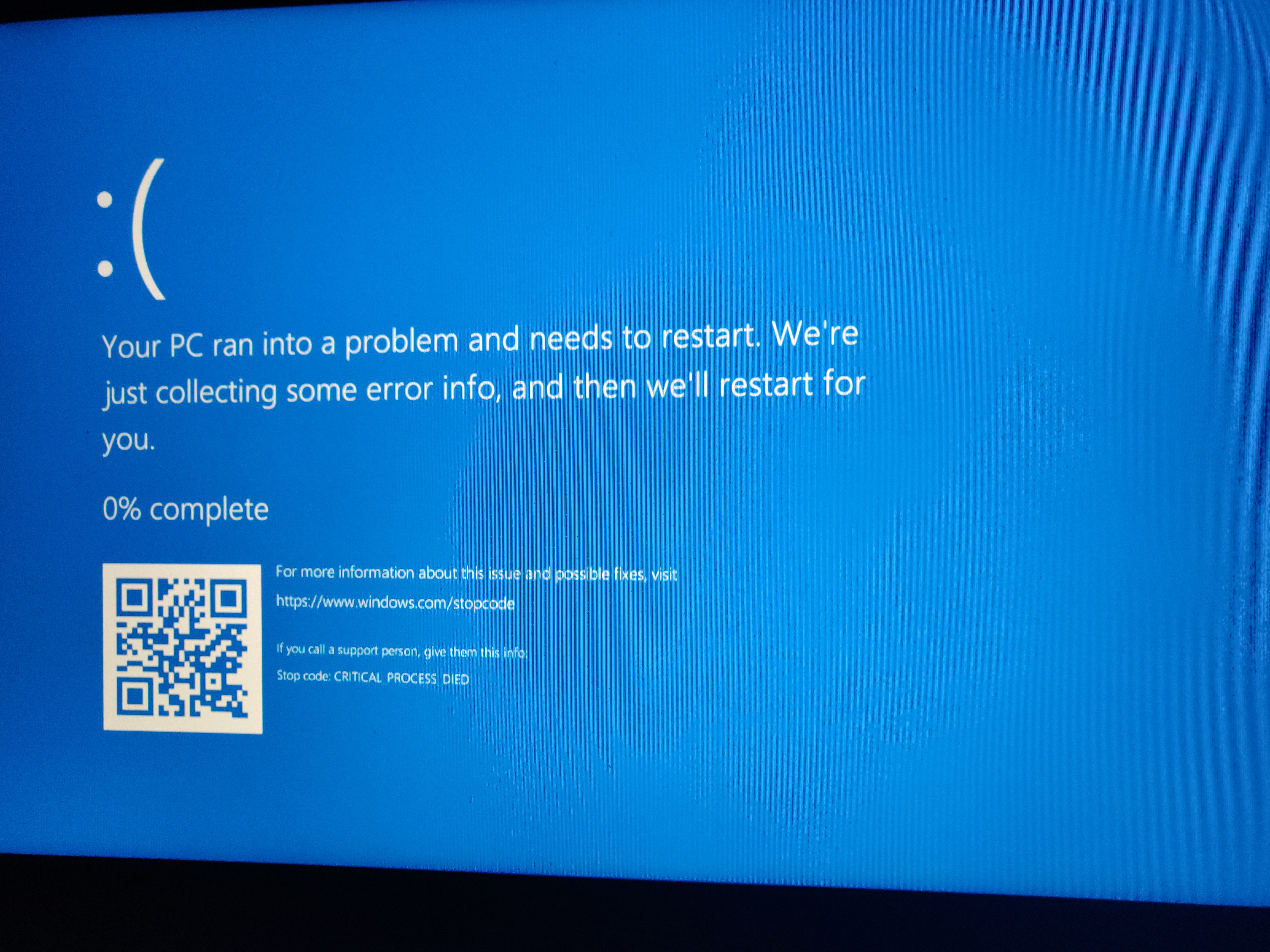 Синий экран windows 10 critical process died. Win32kfull.sys. Экран смерти Windows 10 critical. Голубой экран смерти Windows 10. Ошибка при запуске Windows 10.