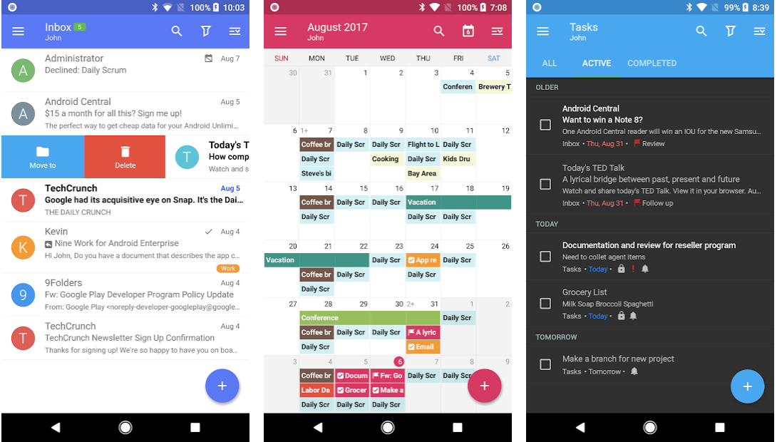Лучшие почтовые клиенты для android