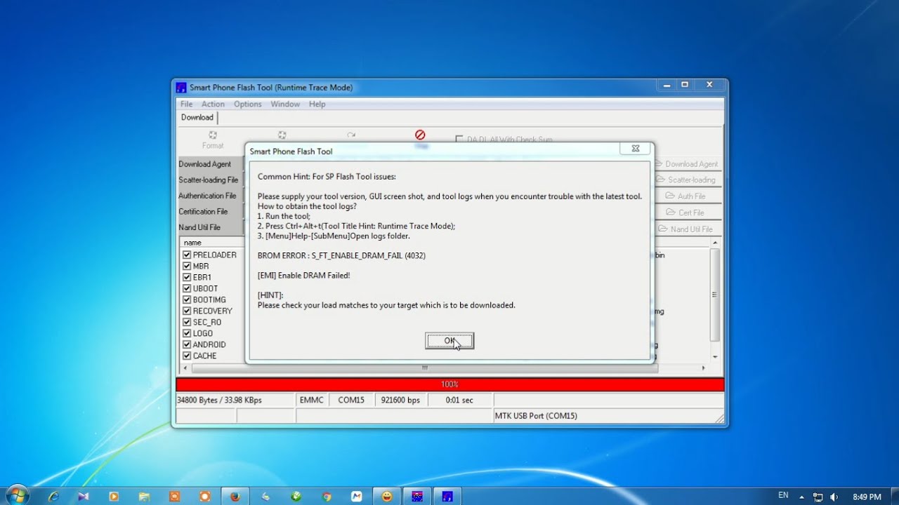 Ошибка сп. 4032 Ошибка Flashtool. Ошибка Dram. Brom Error s ft enable Dram fail 4032 как исправить. Flash Tool        Error   PMT.