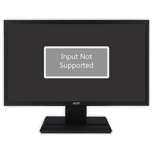 Input not supported при запуске. Input not supported монитор Acer. Input not supported монитор. Input not supported монитор Acer при запуске компьютера. Input not support на мониторе Лос.