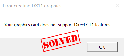 Does not support webgl. Ошибка драйвера и директ x. Как починить DIRECTX 11. Your Graphics Hardware does not support all features CS go.