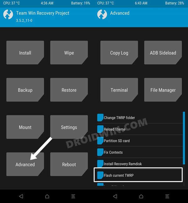 Что означает apply update from adb?