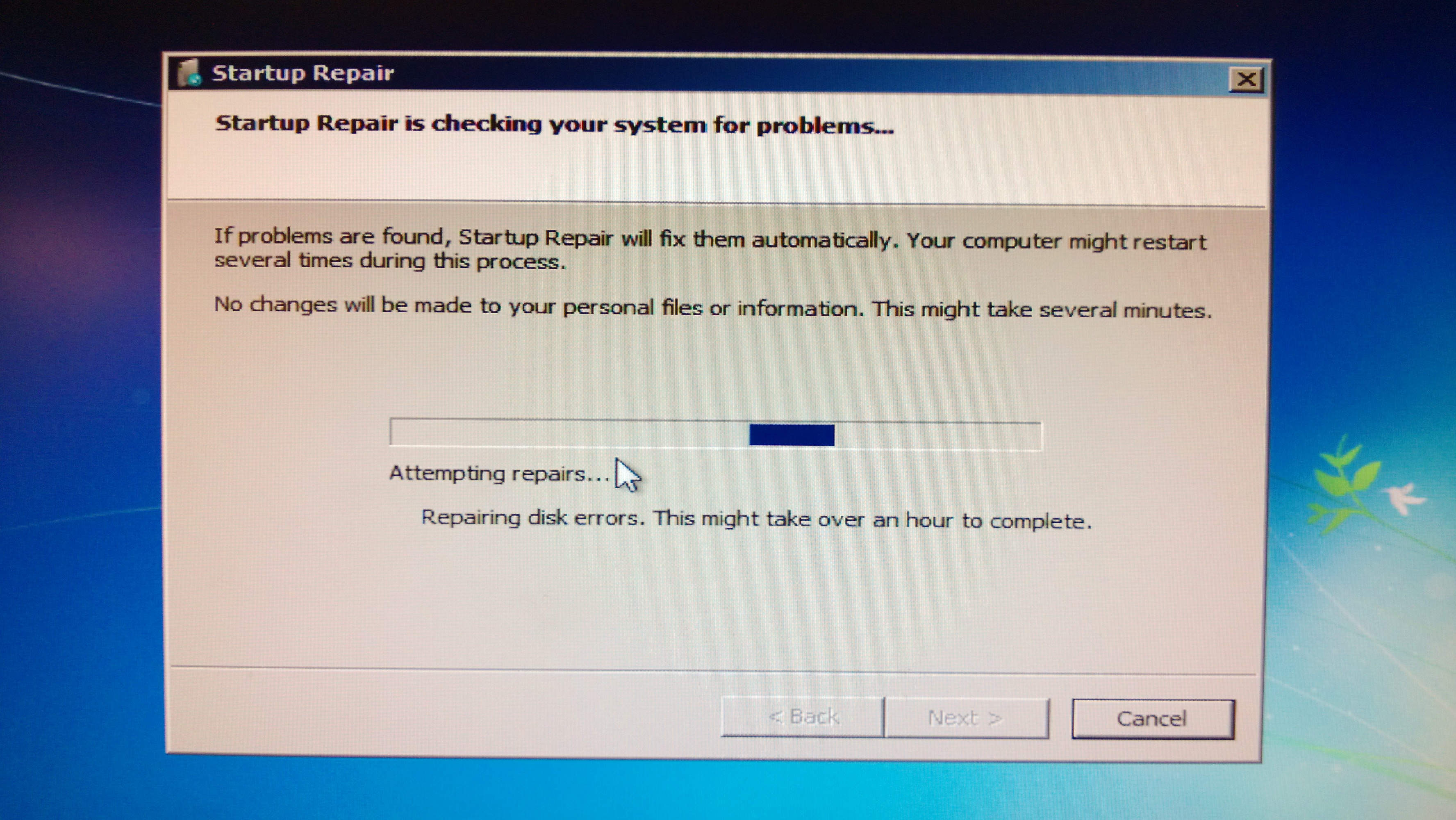 How to fix startup problems with the windows startup repair tool