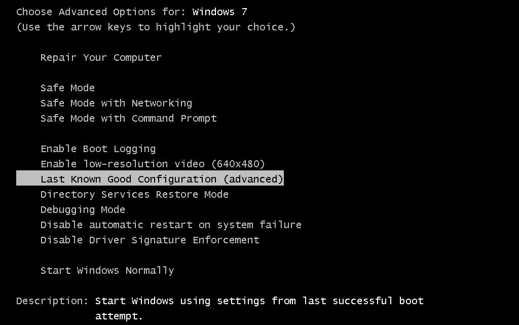 Запуск и вход в безопасный режим на windows 7