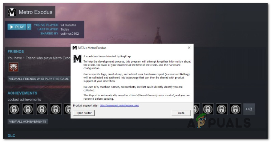 Windows требует файл metro2033 exe