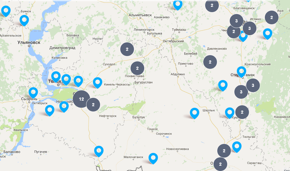 Карта вышек мегафон в пензенской области