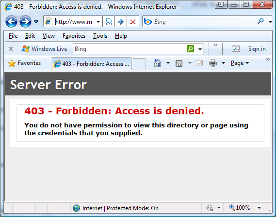 What causes the 403 forbidden error in http and how can i fix it?
what causes the 403 forbidden error in http and how can i fix it?
