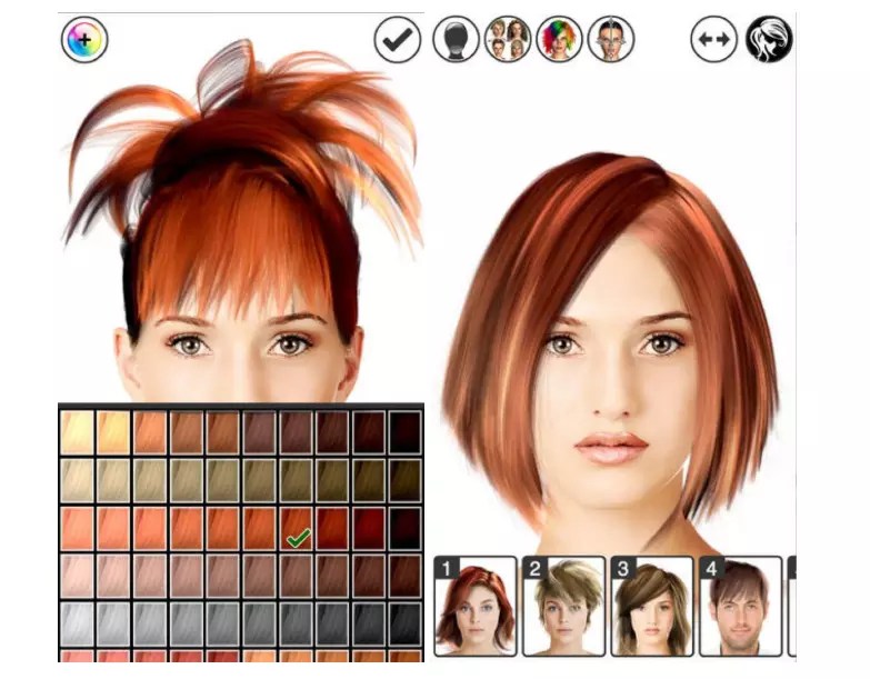 Какой цвет волос подойдет по фото приложение