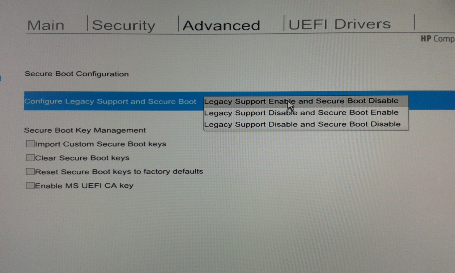 Ошибка hp boot device not found - что это значит и что делать