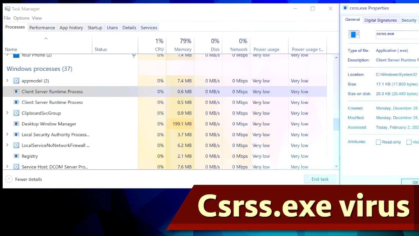 Csrss.exe - что это? csrss.exe грузит процессор, как лечить?