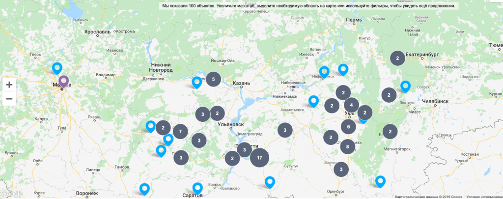 Карта покрытия мегафон самара