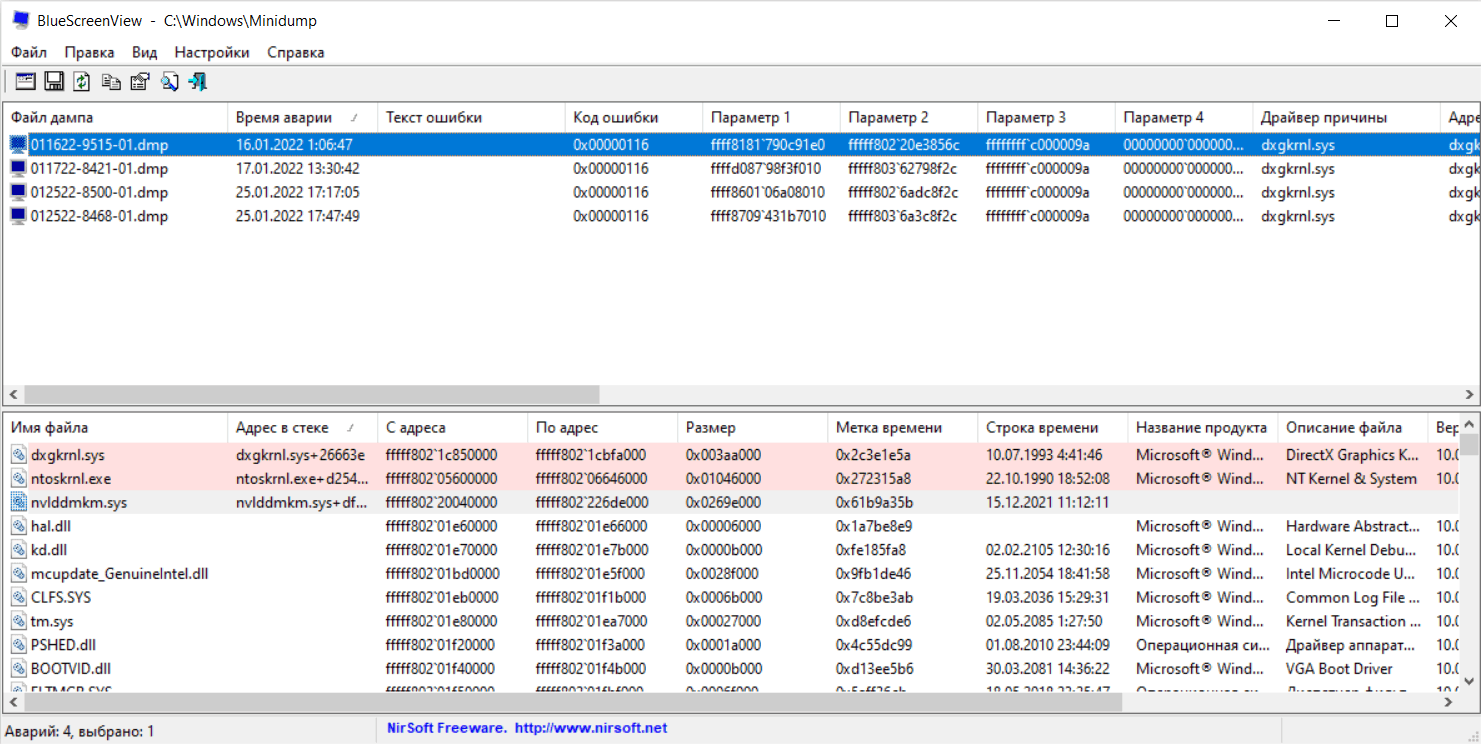 Устранение ошибок nvlddmkm.sys и загрузка файла - winpcware