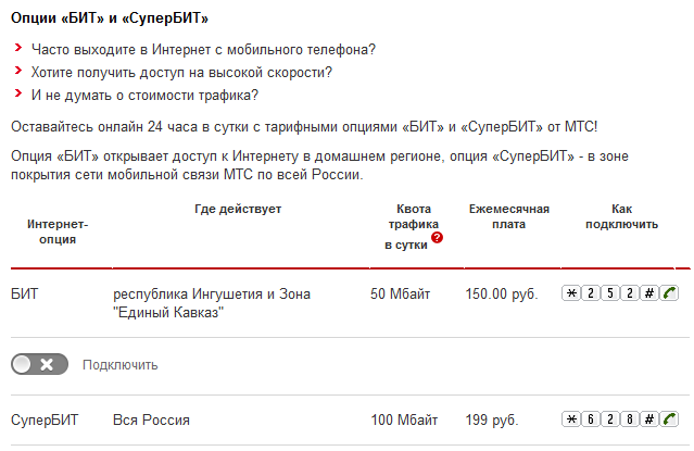 Как отключить дополнительный интернет на мтс: пакеты трафика